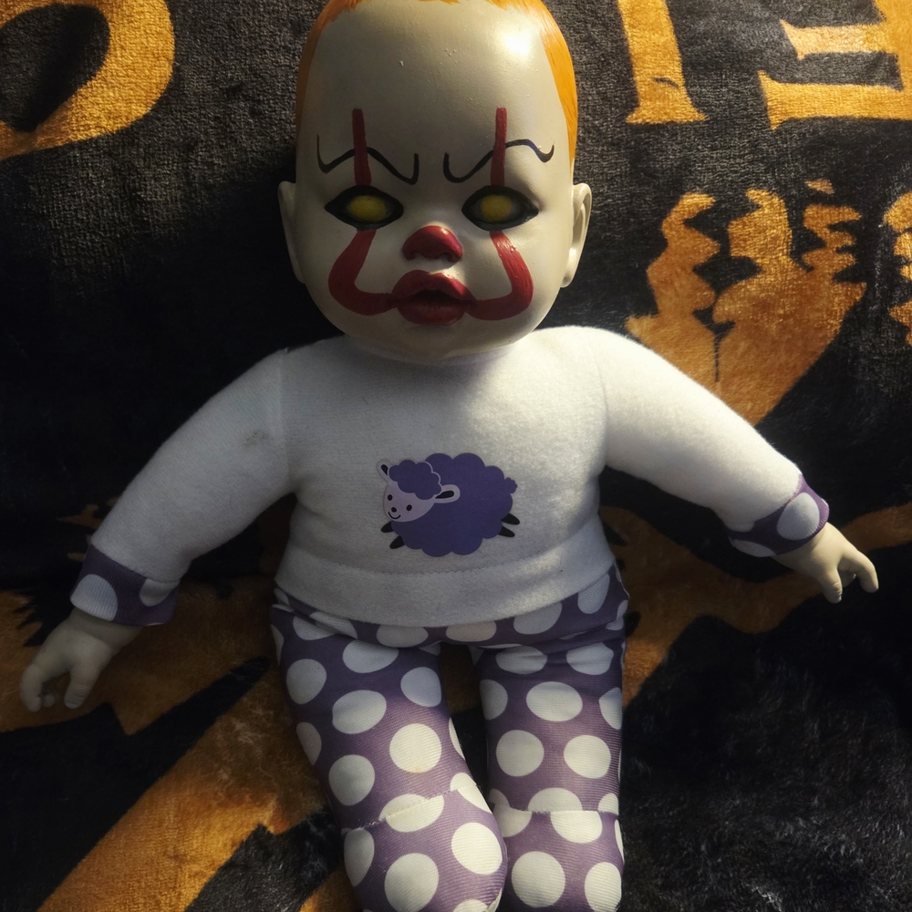 Spooky Pennywise Styled Clown Doll